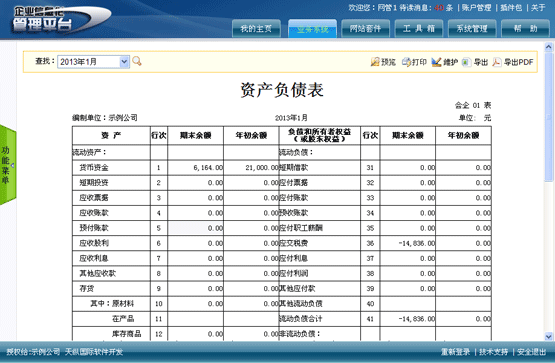 ���ݲ������ϵͳ-�ʲ���ծ��